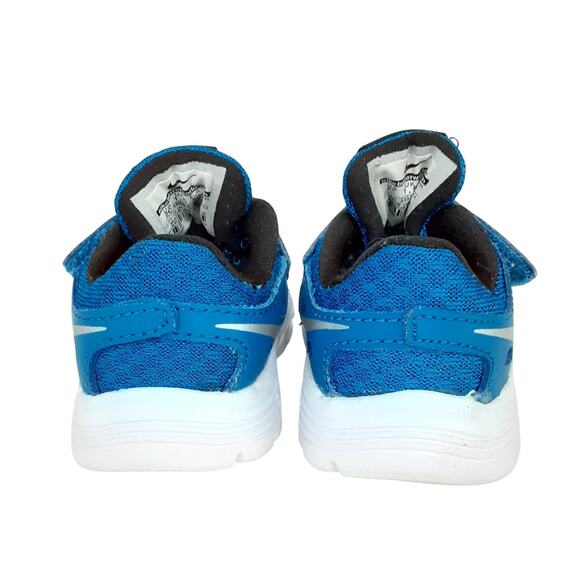 Nike Dual Fusion Lite Toddler 2C Running Shoes Blue Mesh Sneakers Athleisure - Picture 5 of 7
